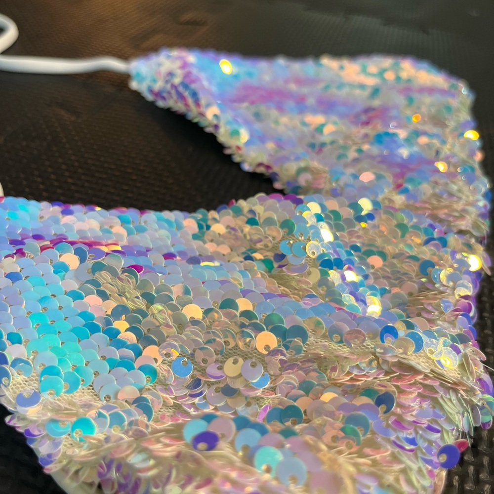 Iridescent Sequin Headband